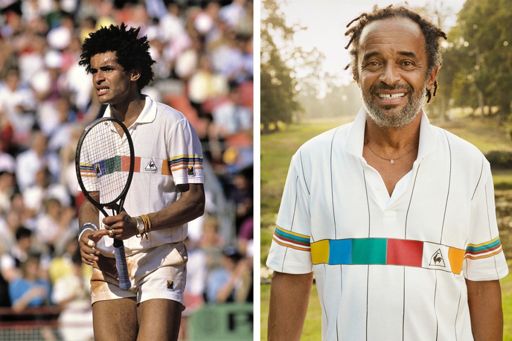 le coq sportif, revival, tennis, yannick noah, noah 1986, polo noah 1986, LCS tennis, la buvette, gustave le populaire, dorian beaune