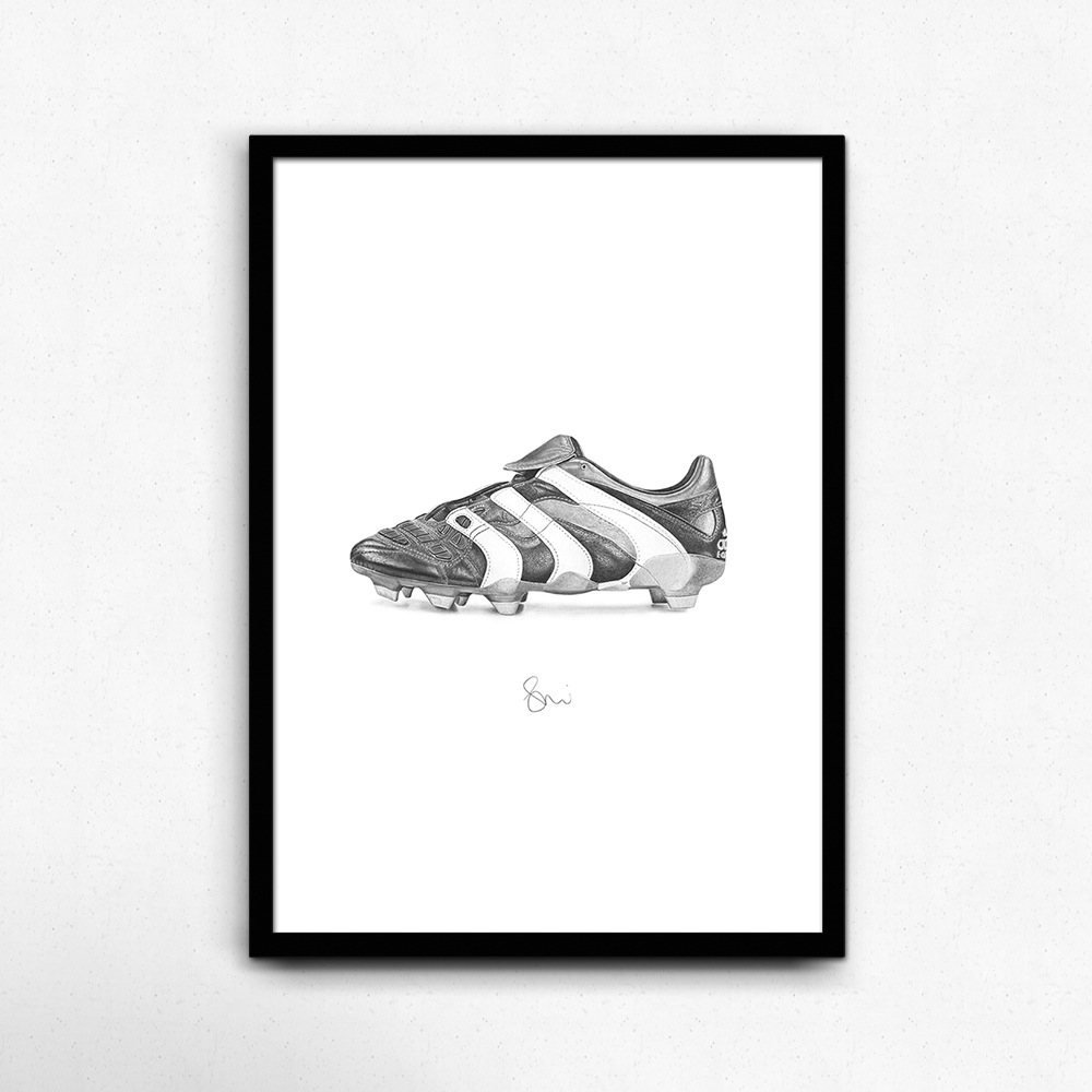 steph morris, manchester, adidas predator, adidas pencil, pencil art, nike mercurial, culture foot, la buvette, gustave le populaire, dorian beaune