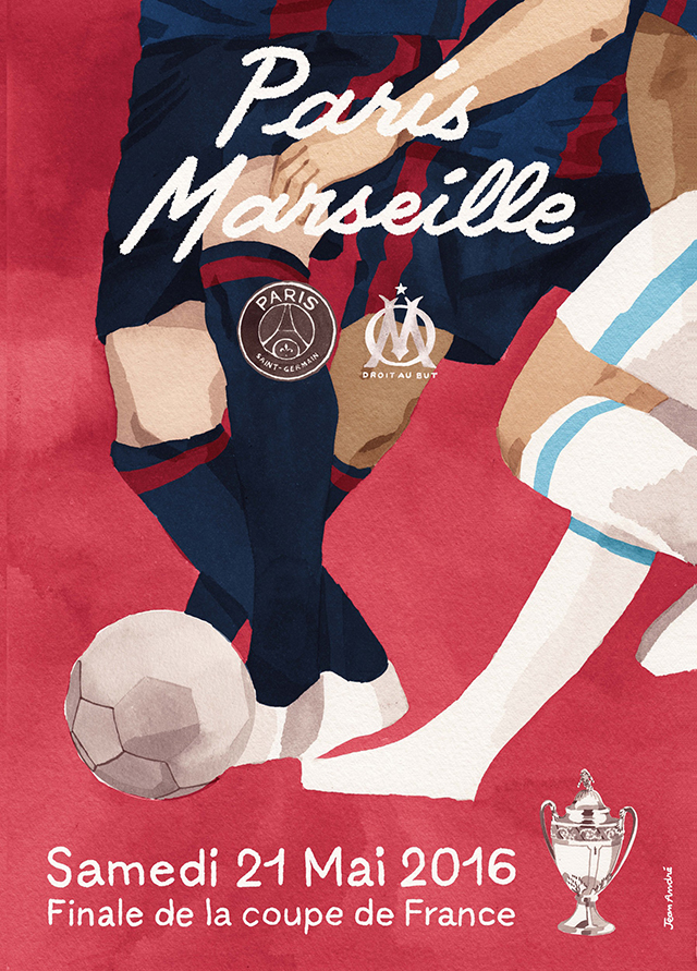 om psg, stade de france, affiche, jean andré, mambo, Tyrsa, Pablo Cots, Arthur King, matisse, cassandre, paris, paname, supporters, ultras, culture foot, la buvette, dorian beaune 