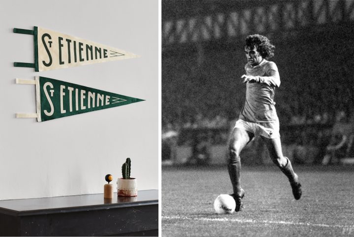 AS SAINT ETIENNE ASSE fanion football foot EUR 16,90 - FR